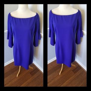 A Antoino Melani off shoulder dress